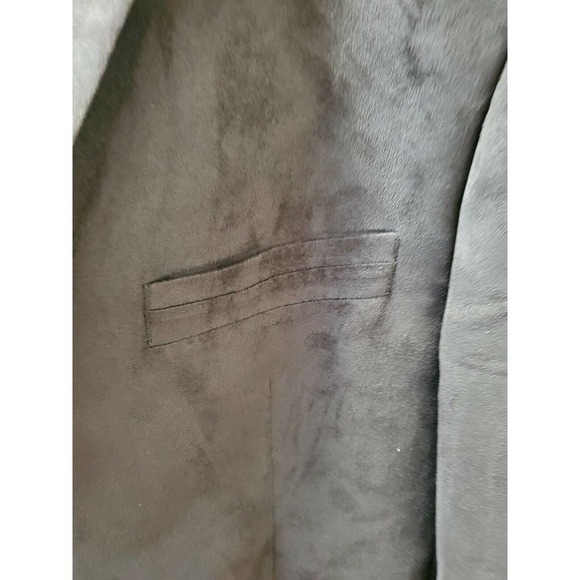 Camiloni Men Olive Polyester Long Sleeve Single Breasted 2 Buttons Fitted Blazer - Picture 3 of 12